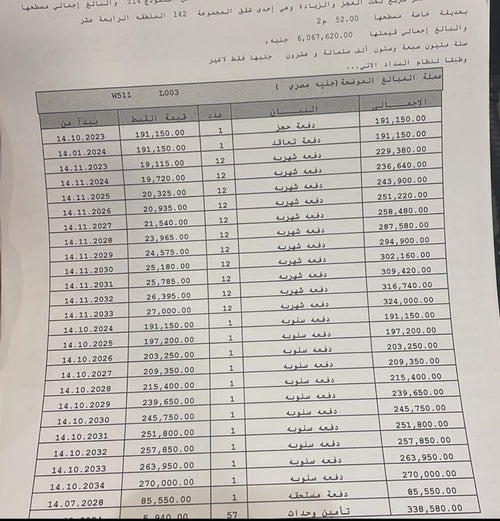b14 شقة ارضي 94م بحديقة 52م بمدينتي