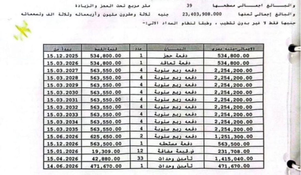 محل 39م للبيع بمول الايست هاب مستلم ومؤجر